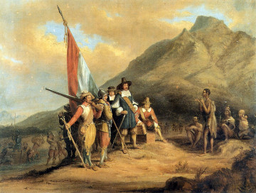 Jan van Riebeeck Arrival at Cape of Good Hope