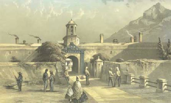 Early Fort de Goede Hoop at the Cape, 1652