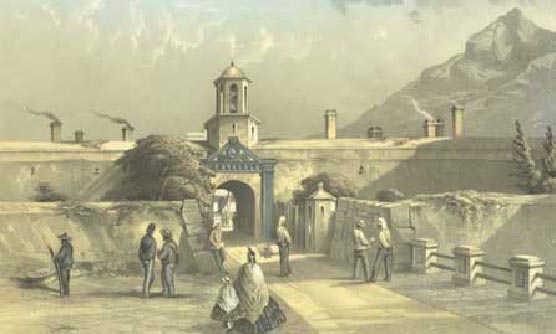 Early Fort de Goede Hoop at the Cape, 1652