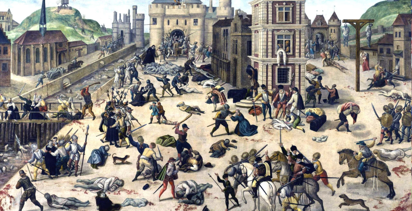 Huguenot families fleeing persecution in France